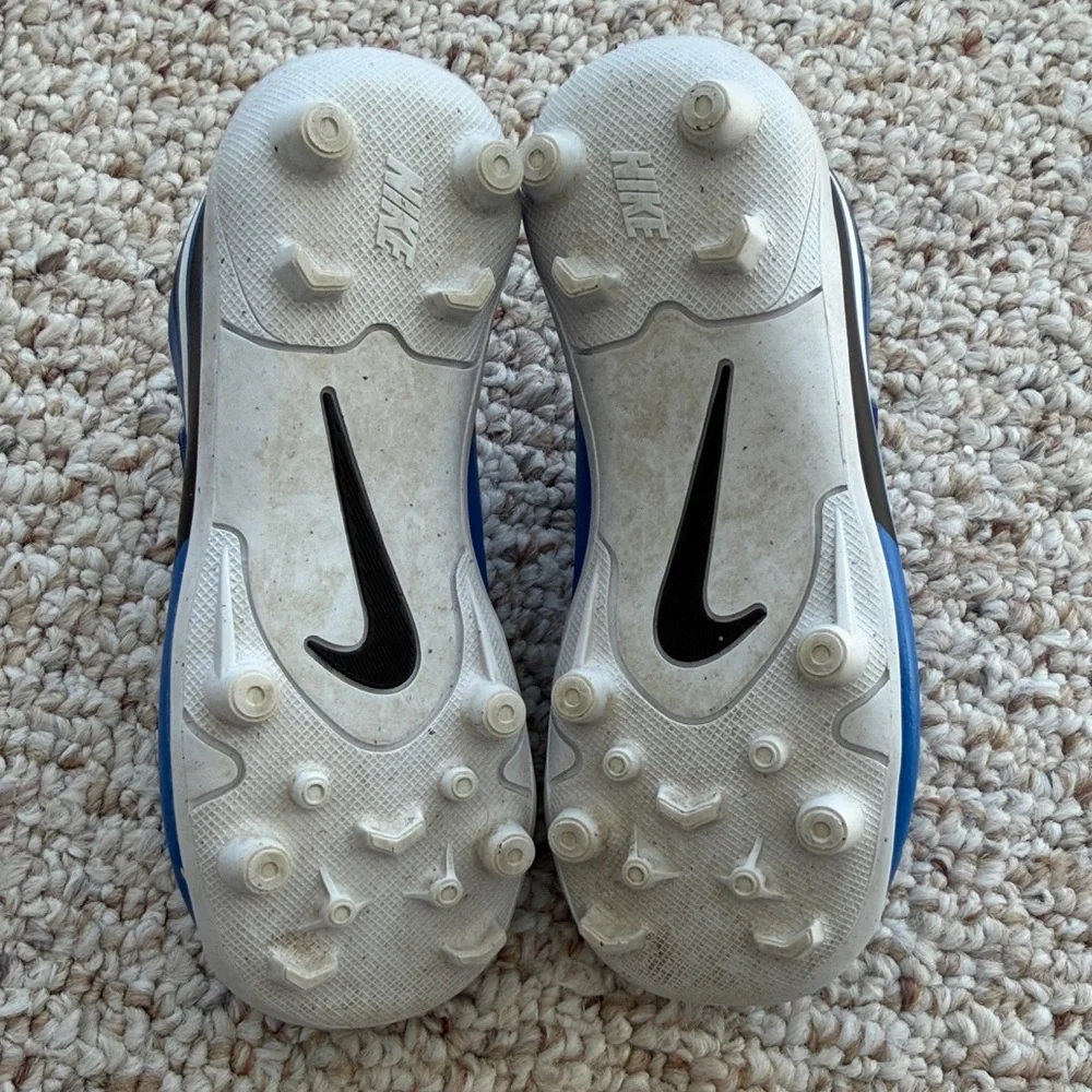 Nike JR Legend 10 Club FG/MG PS Blue Soccer Cleats - Picture 4 of 5